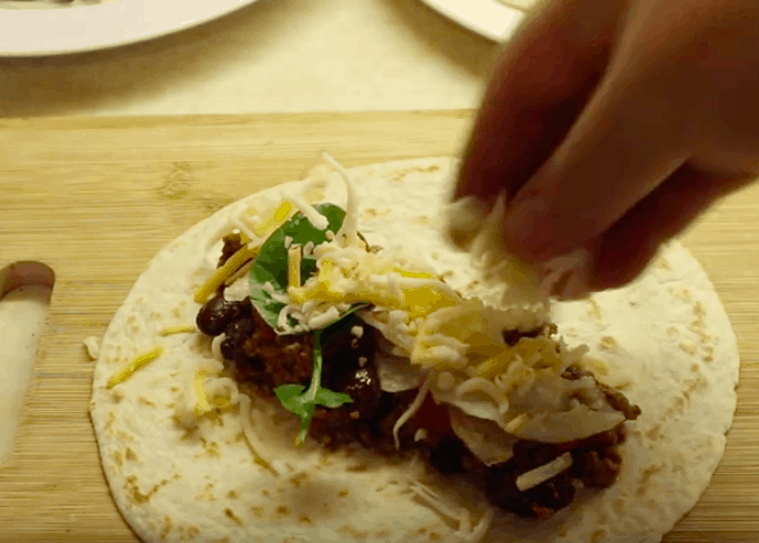 Spicy Beef And Bean Burrito Recipe