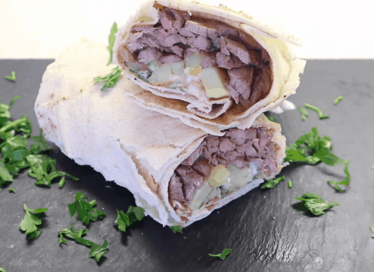 Beef Shawarma Wrap Recipe