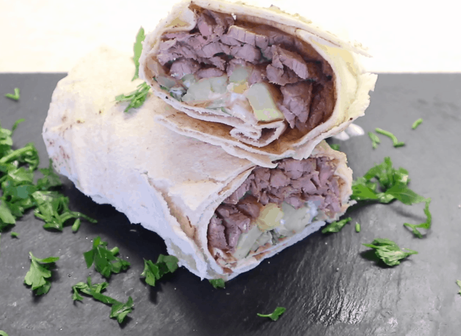 Beef Shawarma Wrap Recipe